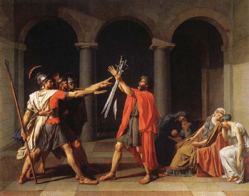 Jacques-Louis David THe Oath of the Horatii